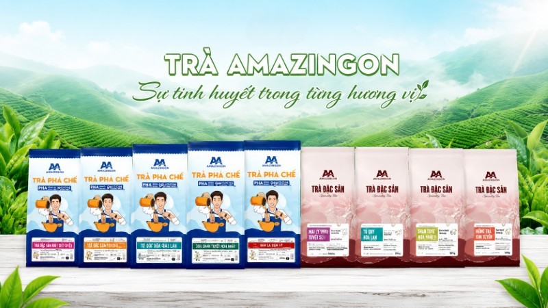 AMAZINGON cung cấp giải pháp trà đặc sản toàn diện cho kênh Horeca 