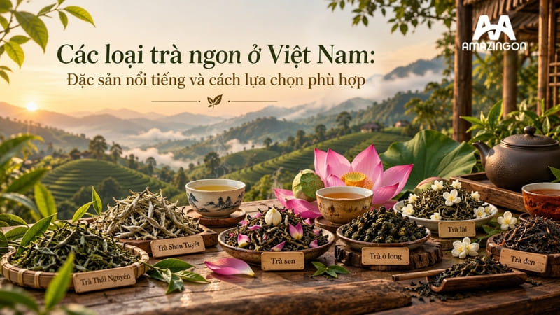 Các loại trà ngon ở Việt Nam