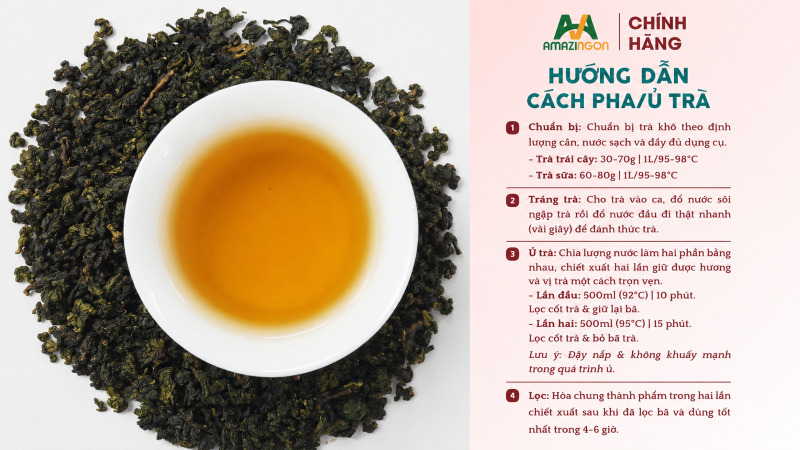 Cách hãm trà Tứ Quý Hoa Lan chuẩn vị từ AMAZINGON Cách hãm trà Tứ Quý Hoa Lan chuẩn vị từ AMAZINGON