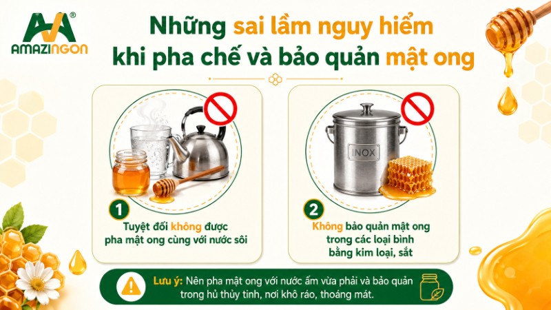Những sai lầm thực sự cần tránh khi dùng mật ong Những sai lầm thực sự cần tránh khi dùng mật ong