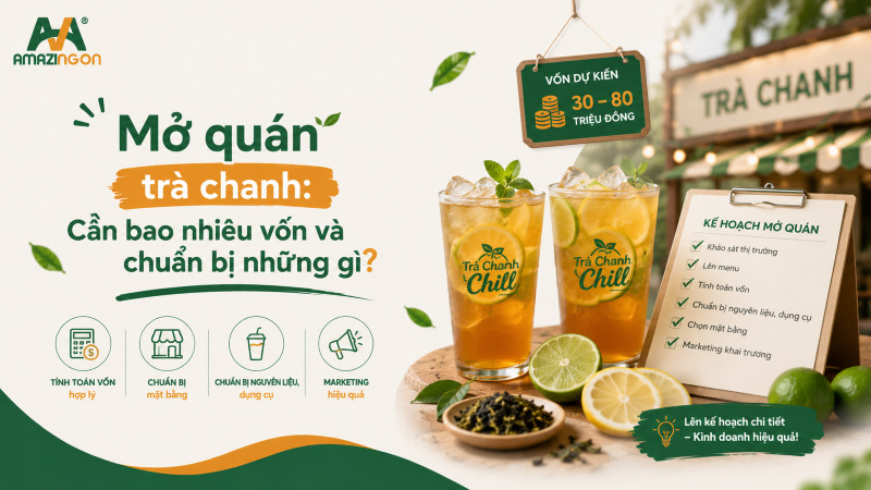 mở quán trà chanh