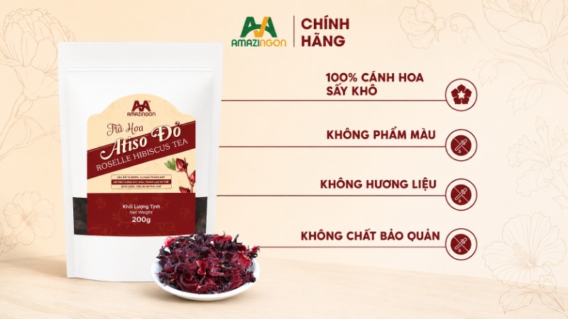 Trà hoa atiso đỏ AMAZINGON cung cấp sỉ cho khách hàng F&B Mua trà atiso đỏ ở đâu? Trà hoa atiso đỏ AMAZINGON cung cấp sỉ cho khách hàng F&B