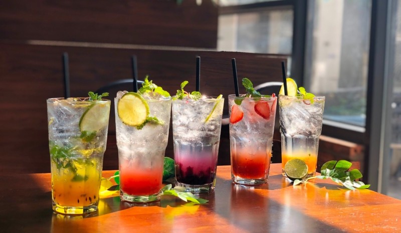 Soda mix trái cây nhiệt đới công thức phù hợp cho menu giải nhiệt mùa hè
