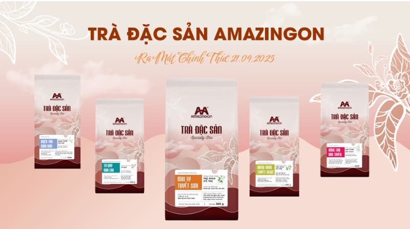 Các dòng trà đặc sản AMAZINGON cung cấp cho kênh Horeca Các dòng trà đặc sản AMAZINGON cung cấp cho kênh Horeca
