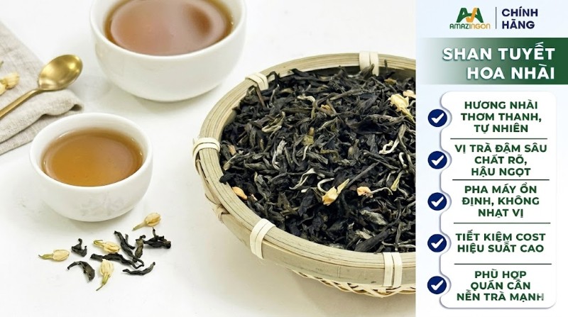 Trà Shan Tuyết Hoa Lài của AMAZINGON