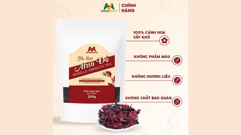 Trà hoa Atiso đỏ AMAZINGON 