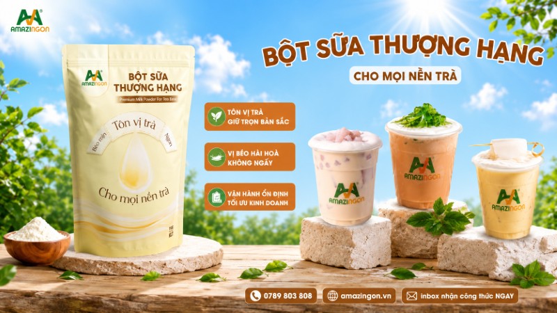 Tiêu chí lựa chọn bột sữa phù hợp cho quán trà sữa Tiêu chí lựa chọn bột sữa phù hợp cho quán trà sữa