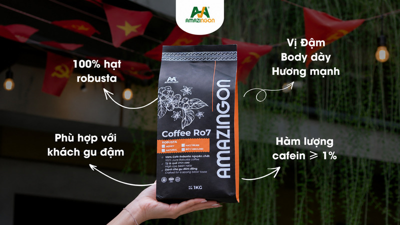 Natural coffee RO7 – Cà phê Robusta natural 100% Natural coffee RO7 – Cà phê Robusta natural 100%
