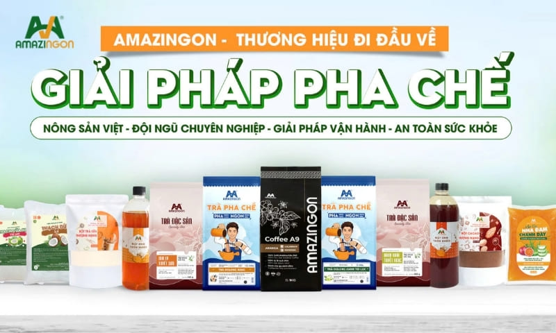 AMAZINGON - Giải pháp pha chế từ nông sản Việt giúp đồ uống ổn định chất lượng
