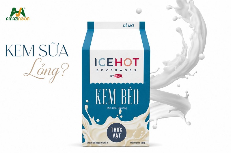 Kem sữa lỏng nguyên liệu dạng lỏng được sử dụng phổ biến trong pha chế Kem sữa lỏng nguyên liệu dạng lỏng được sử dụng phổ biến trong pha chế