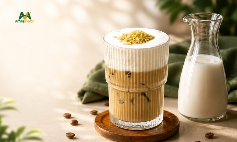 Kem sữa lỏng được ứng dụng làm Milk foam cho đồ uống Kem sữa lỏng được ứng dụng làm Milk foam cho đồ uống