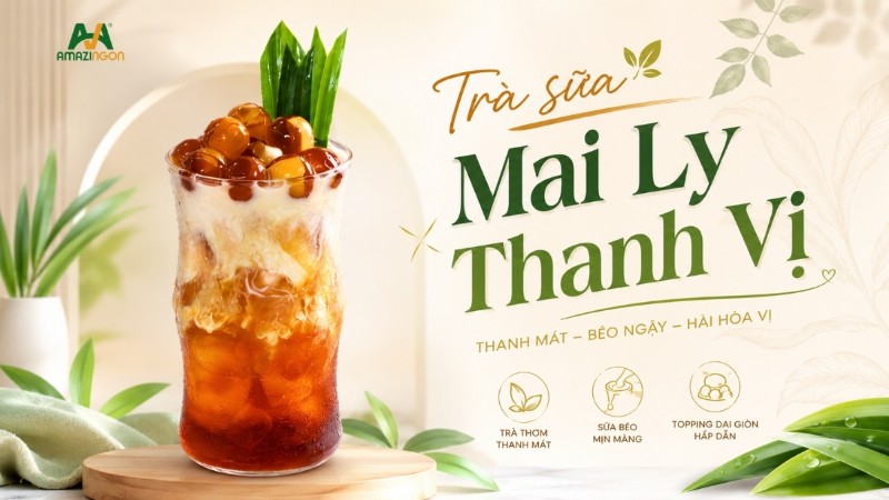 Trà sữa Mai Ly Thanh Vị - Thức uống thanh mát thu hút mọi khách hàng
