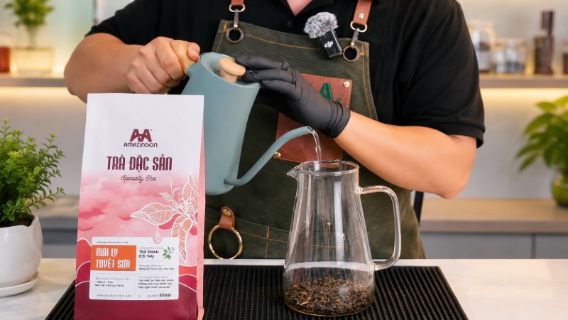 Quá trình chiết xuất trà bằng phương pháp ủ lạnh Quá trình chiết xuất trà bằng phương pháp ủ lạnh