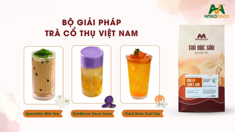 Trà shan tuyết AMAZINGON đáp ứng mọi nhu cầu chuyển dịch của khách hàng