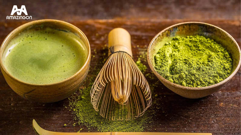 Bột matcha nguyên chất dùng pha trà sữa Bột matcha nguyên chất dùng pha trà sữa