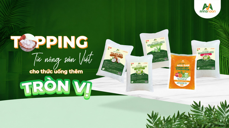 Các dòng topping đóng gói tiện lợi của AMAZINGON Các dòng topping đóng gói tiện lợi của AMAZINGON