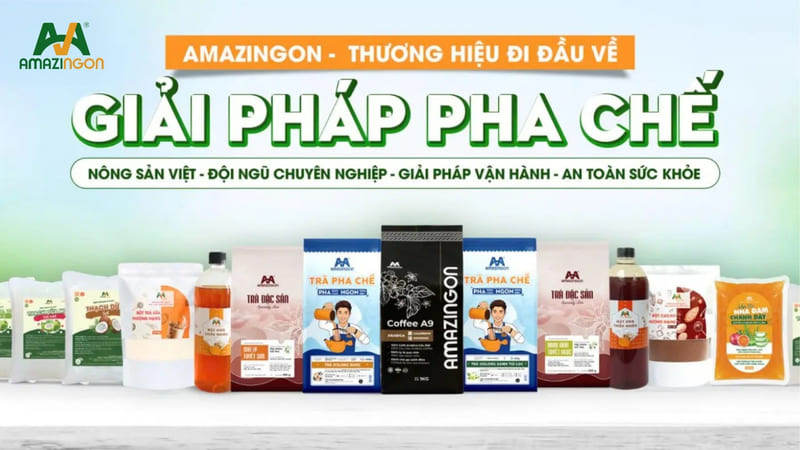 AMAZINGON - Giải pháp pha chế từ nông sản Việt AMAZINGON - Giải pháp pha chế từ nông sản Việt