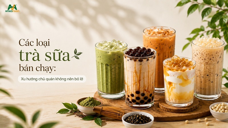 các loại trà sữa