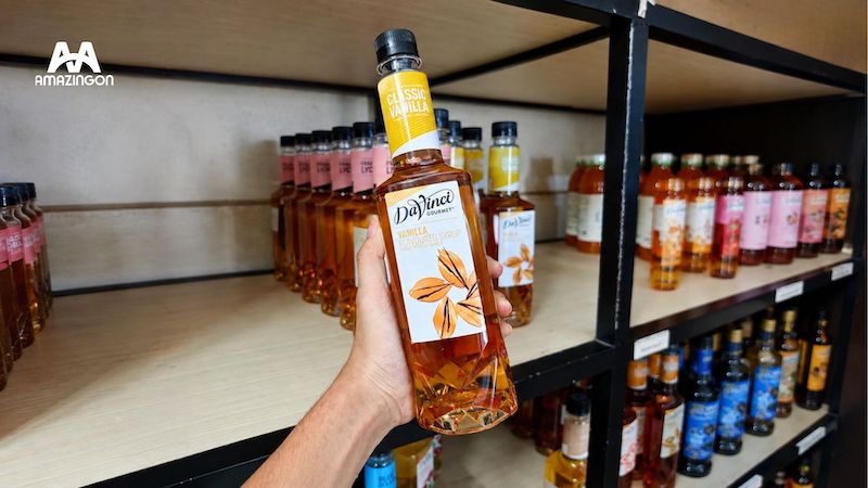 Syrup French Vanilla giúp tạo lớp hương thơm ngọt dịu
