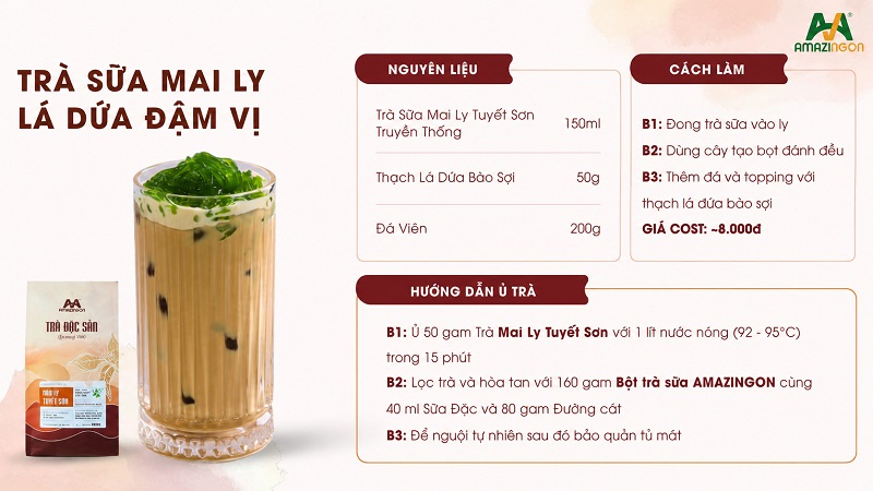 Trà sữa Mai Ly Tuyết Sơn