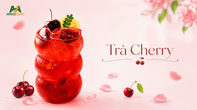 Trà cherry - Thức uống phù hợp với nhiều nhóm khách hàng