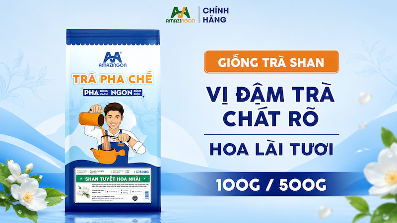 Trà Shan Tuyết Hoa Lài AMAZINGON