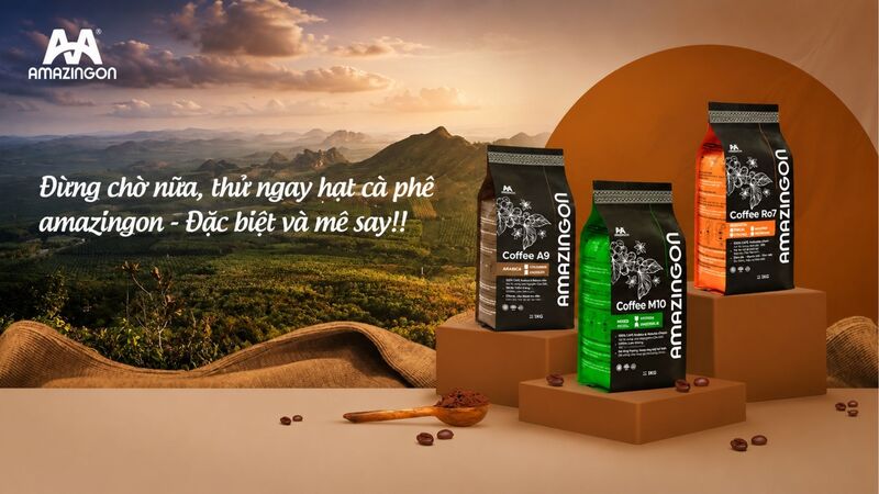 AMAZINGON cung cấp giải pháp cà phê sạch nguyên chất từ nông sản Việt 