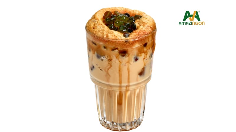 Nước trà có màu đẹp và có khả năng giữ hương tốt sau khi pha cùng sữa Nước trà có màu đẹp và có khả năng giữ hương tốt sau khi pha cùng sữa