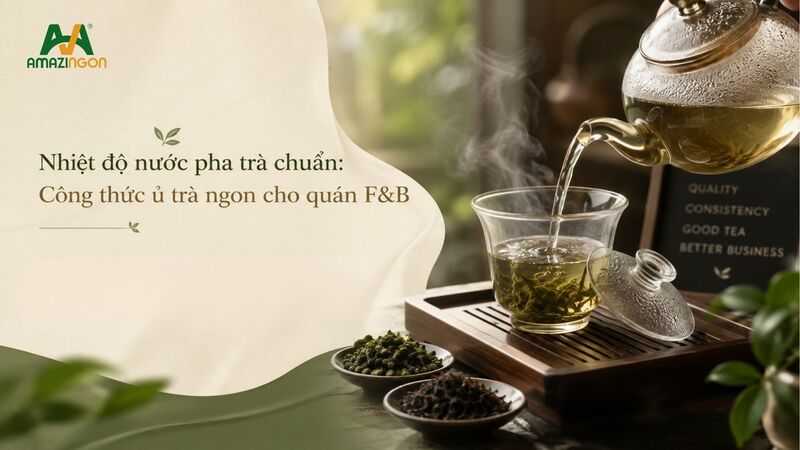 nhiệt độ nước pha trà