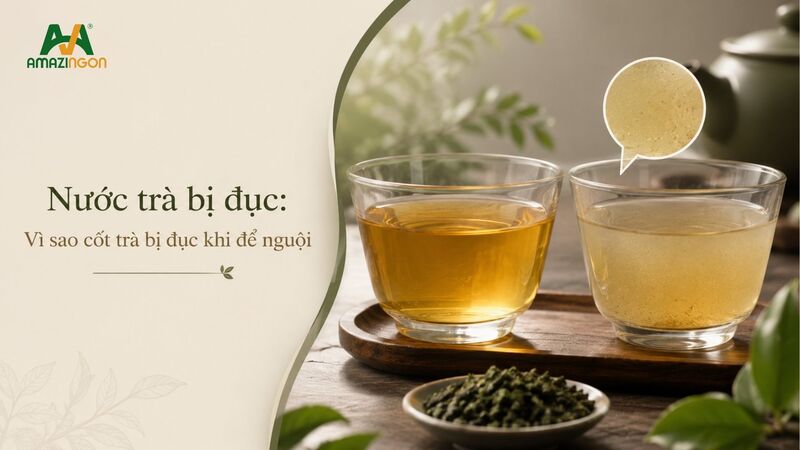 nước trà bị đục