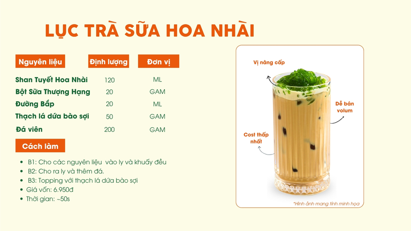 Công thức lục trà sữa hoa nhài chuẩn vị từ AMAZINGON Công thức lục trà sữa hoa nhài chuẩn vị từ AMAZINGON