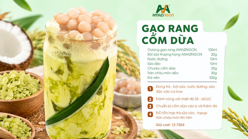 Gạo Rang Cốm Dừa - Hương vị gắn liền với ký ức và văn hóa ẩm thực Việt