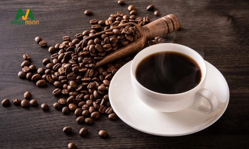 Cafe đen thức uống với vị cà phê nguyên bản