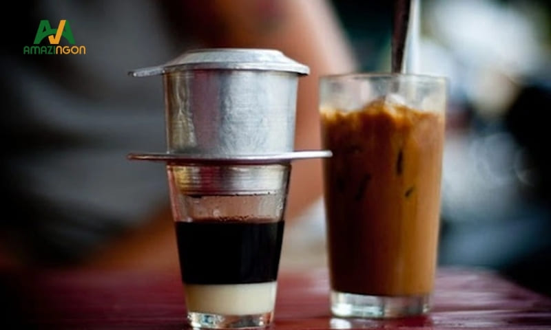 Cà phê sữa thức uống kết hợp giữa cafe và sữa đặc