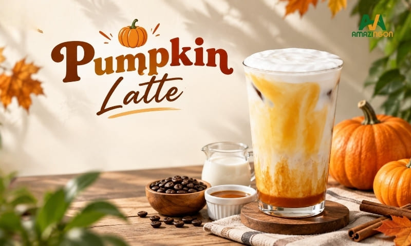 Pumpkin latte biến tấu kết hợp cà phê sữa với sốt bí đỏ