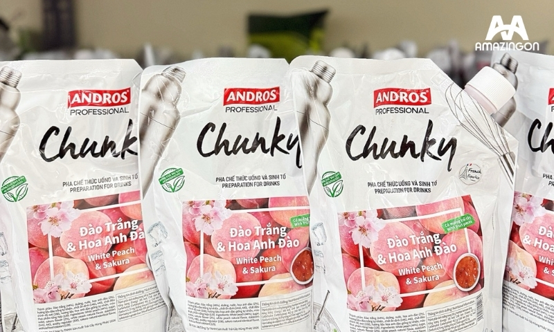 Chunky đào trắng & sakura của AMAZINGON
