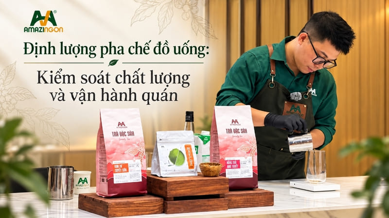 định lượng pha chế đồ uống