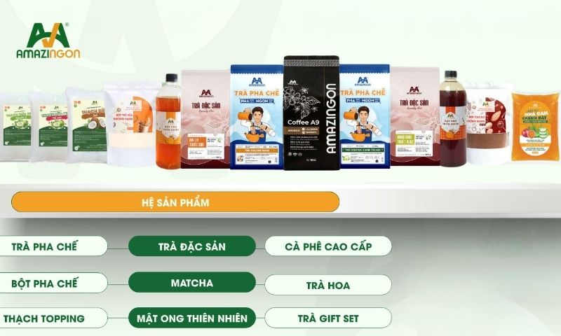 Nguyên liệu pha chế AMAZINGON đạt chuẩn FSSC 22000 Nguyên liệu pha chế AMAZINGON đạt chuẩn FSSC 22000