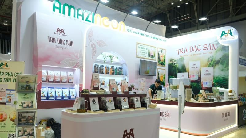 AMAZINGON thương hiệu đi đầu về nguyên liệu pha chế từ nông sản Việt 