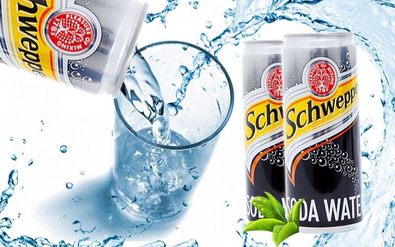 Soda water nguyên liệu nền pha chế soda
