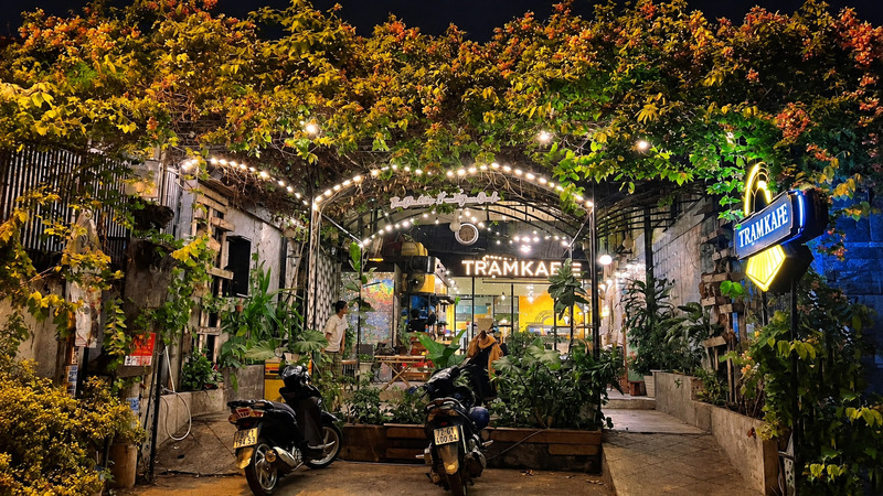 Không gian quán TRẠM Kafe & Tea
