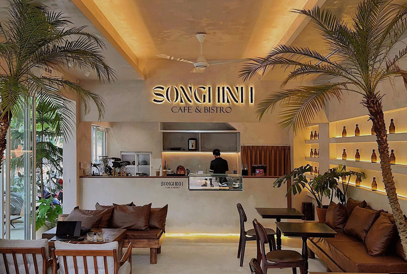 Không gian tại quán SongHinh Cafe & Bistro 