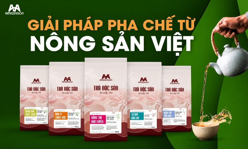 AMAZINGON - Giải pháp cho mọi nền trà pha chế trà trái cây