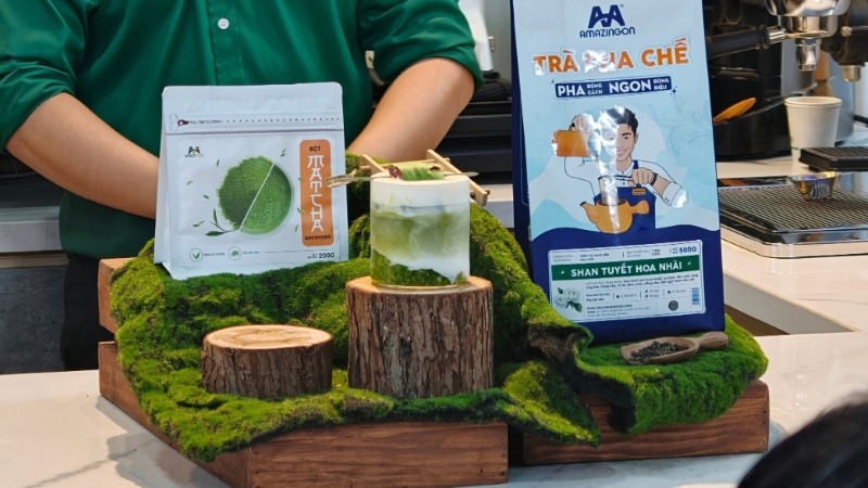 Kết hợp nét đặc trưng của Nhật Bản từ Matcha Greenora AMAZINGON
