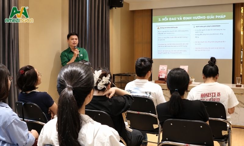 Định hướng giải pháp hương vị trong workshop AMAZINGON
