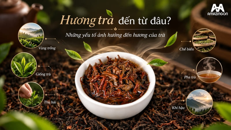 Hương trà đến từ đâu