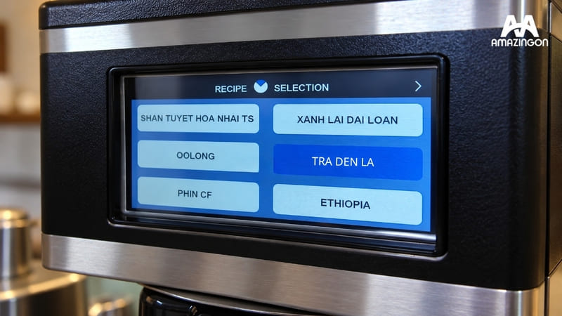 Máy pha trà tự động còn có thể pha cà phê phin theo chương trình