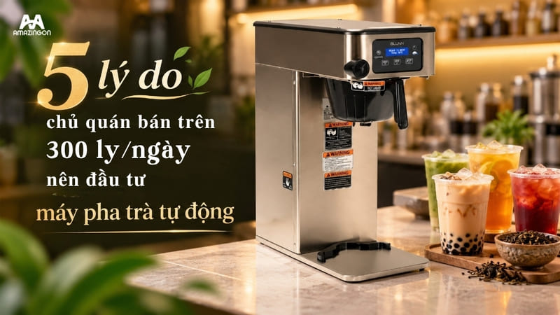 Máy pha trà tự động