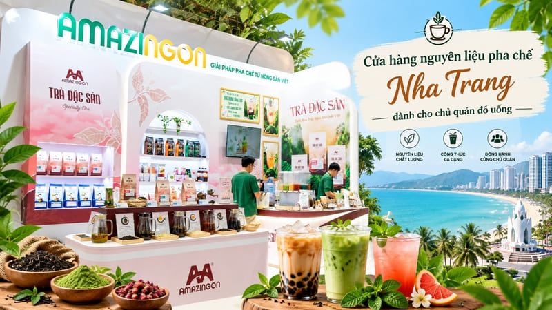 nguyên liệu pha chế Nha Trang