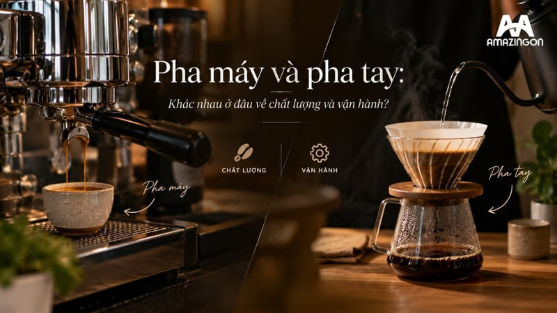 Pha máy và pha tay